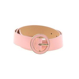 Halogen Pink Leather Belt (size XS)